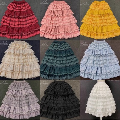 Culumi Layers Of Milk Floss Short and Long Underskirt(Reservation/12 Colours/Full Payment Without Shipping)